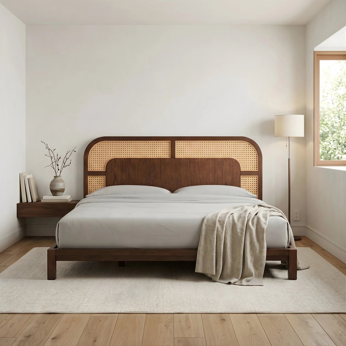 The Kaira Rattan Bed