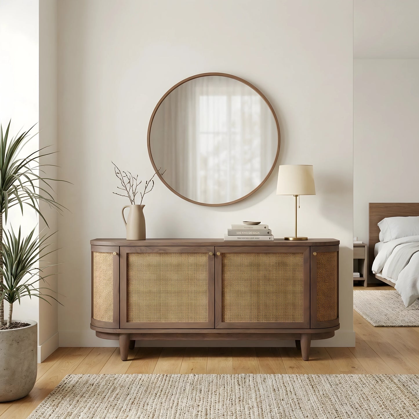 The Sanna Cane Credenza