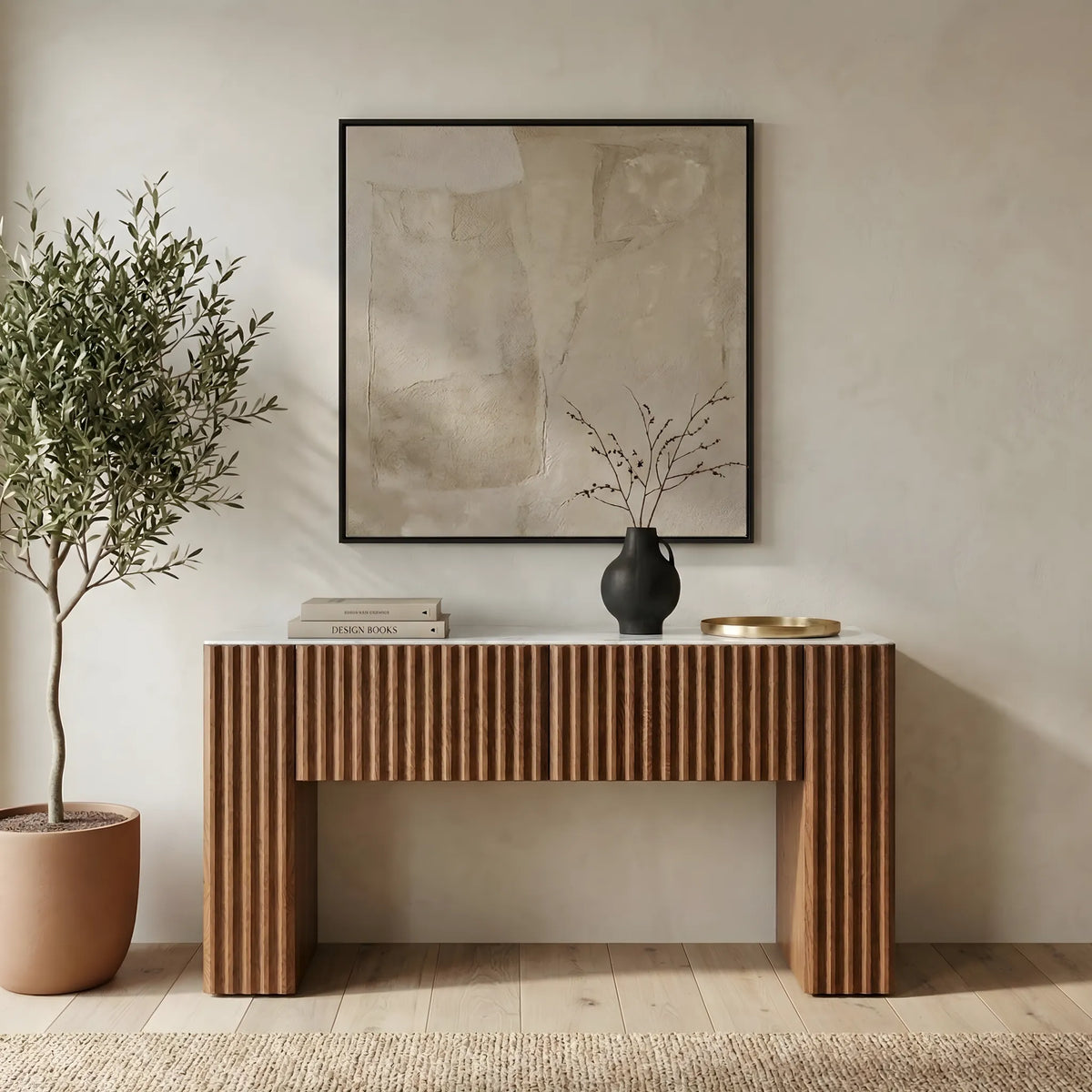 The Theo Fluted Console