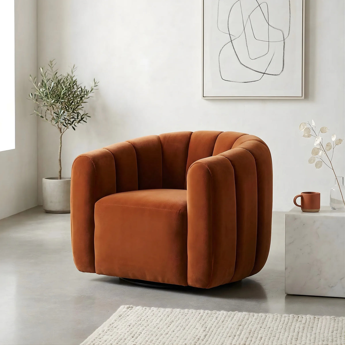 The Zina Swivel Chair