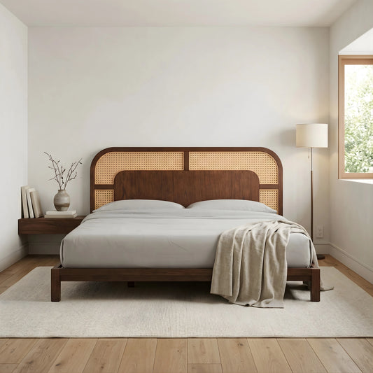 The Kaira Rattan Bed